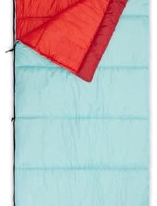 Coleman Flatlands 30/40/50°F Sleeping Bag, Made from 100% Recycled Material, Big & Tall Options, Cool-Weather Sleeping Bag for Camping, Sleepovers, Guests & More